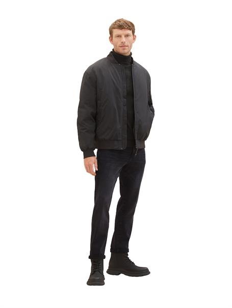 TTJOSH Regular Slim Jeans used dark stone black denim