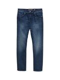 TTJOSH Regular Slim Jeans used dark stone blue denim