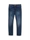 TTJOSH Regular Slim Jeans used dark stone blue denim