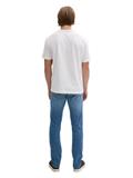 TTJOSH Regular Slim Jeans used mid stone blue denim