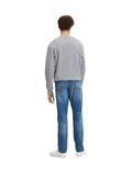 TTJOSH Regular Slim Jeans used mid stone blue denim
