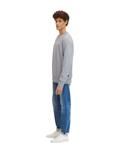 TTJOSH Regular Slim Jeans used mid stone blue denim