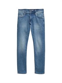 TTJOSH Regular Slim Jeans used mid stone blue denim