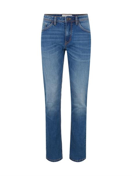 TTJOSH Regular Slim Jeans used mid stone blue denim