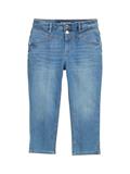 TTKATE Slim Capri Jeans light stone wash denim