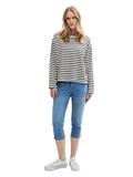 TTKATE Slim Capri Jeans light stone wash denim