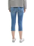 TTKATE Slim Capri Jeans light stone wash denim