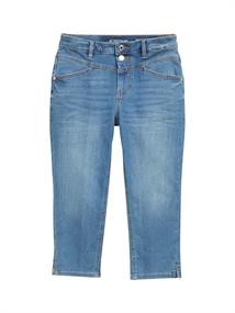TTKATE Slim Capri Jeans light stone wash denim