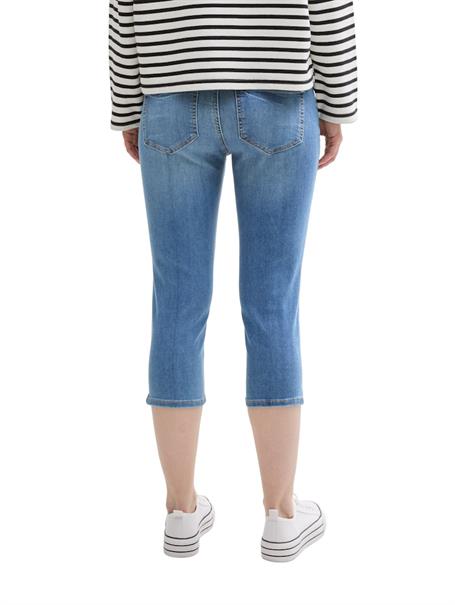 TTKATE Slim Capri Jeans light stone wash denim