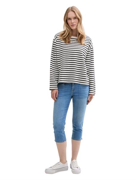 TTKATE Slim Capri Jeans light stone wash denim