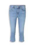 TTLENE SLIM Capri Jeans mit hohem Stretch clean light stone blue denim