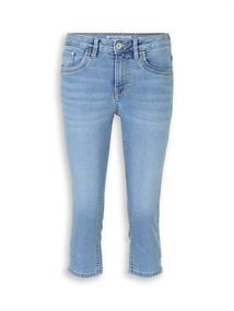 TTLENE SLIM Capri Jeans mit hohem Stretch clean light stone blue denim