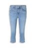 TTLENE SLIM Capri Jeans mit hohem Stretch clean light stone blue denim