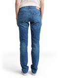 TTLIVA Straight Jeans clean mid stone blue denim