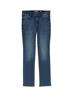 TTLIVA Straight Jeans clean mid stone blue denim