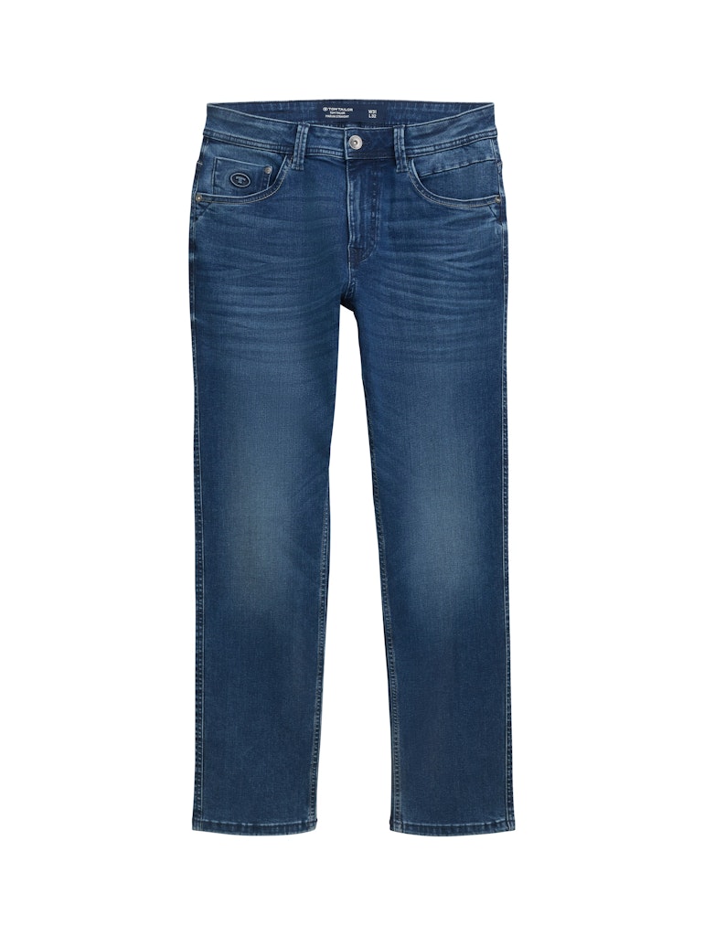 Tom Tailor Herren Jeans MARVIN STRAIGHT - Straight Fit - Blau - Used Dark S günstig online kaufen