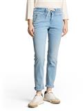 TTMAYA TAPERED Stretch Jeans mit Kordelzug light stone blue denim