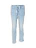 TTMAYA TAPERED Stretch Jeans mit Kordelzug light stone blue denim