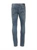 TTPIERS Slim Jeans light stone wash denim