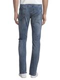 TTPIERS Slim Jeans light stone wash denim