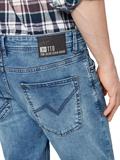 TTPIERS Slim Jeans light stone wash denim