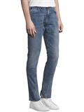 TTPIERS Slim Jeans light stone wash denim