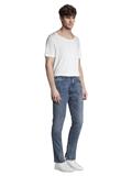 TTPIERS Slim Jeans light stone wash denim