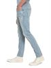 TTPIERS Slim Jeans used bleached blue denim