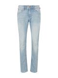 TTPIERS Slim Jeans used bleached blue denim