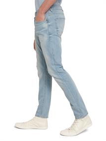 TTPIERS Slim Jeans used bleached blue denim
