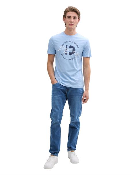 TTPIERS Slim Jeans used mid stone blue denim