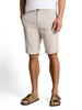 TTREGULAR Chino Shorts mit Leinenanteil cashew beige stripe