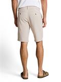 TTREGULAR Chino Shorts mit Leinenanteil cashew beige stripe
