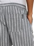 TTRELAXED Shorts mit Leinenanteil black greyish stripe