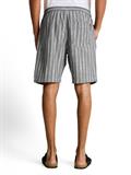 TTRELAXED Shorts mit Leinenanteil black greyish stripe