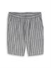 TTRELAXED Shorts mit Leinenanteil black greyish stripe