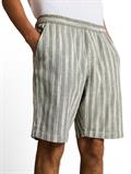 TTRELAXED Shorts mit Leinenanteil sea spray green stripe