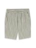 TTRELAXED Shorts mit Leinenanteil sea spray green stripe