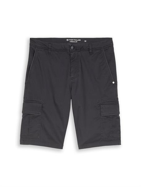 TTSLIM Cargo Shorts grey mini geometric print