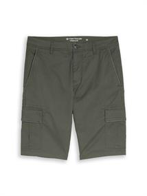 TTSLIM Cargo Shorts khaki mini geometric print