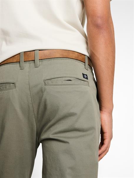 TTSLIM Chino Hose mit Gürtel dusty mid olive