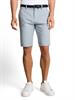 TTSLIM Chino Shorts mit Gürtel blue white zigzag structure