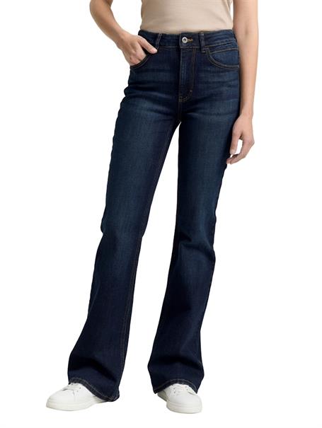 TTSTELLA BOOTCUT Jeans mit Stretch dark blue denim