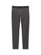 TTTRAVIS SLIM Chino Hose mit GÃ¼rtel grey black zig zag structure