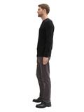 TTTRAVIS Slim Chino mit Gürtel grey black zig zag structure