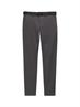 TTTRAVIS Slim Chino mit Gürtel grey black zig zag structure