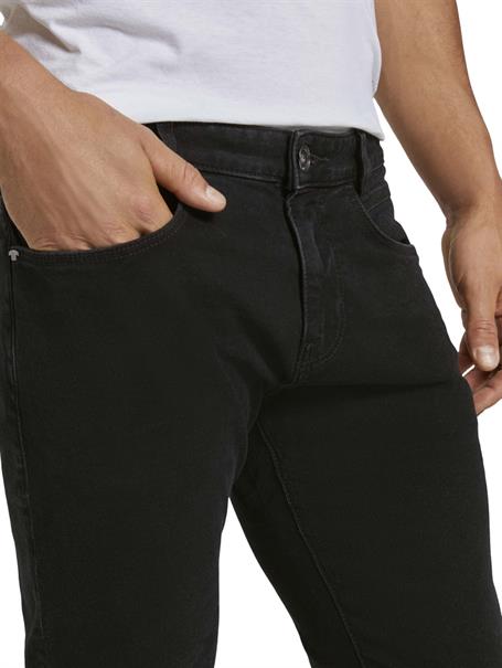 TTTROY Slim Jeans black black denim