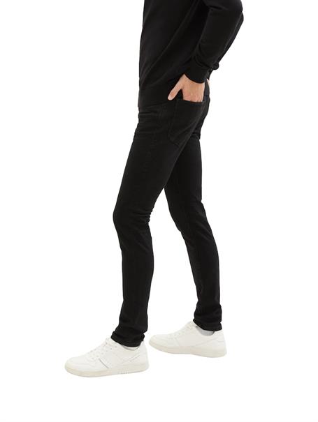 TTTROY Slim Jeans black black denim