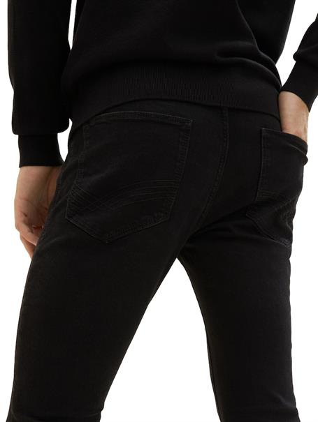 TTTROY Slim Jeans black black denim