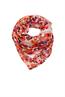 Tuch mit floralem Muster orange red